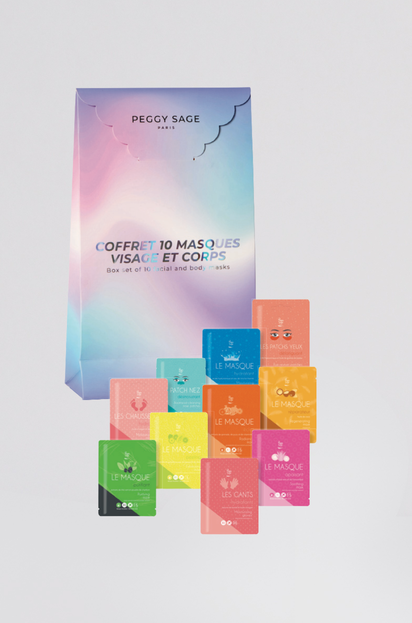 coffret 10 masques visage et corps - Photo 1