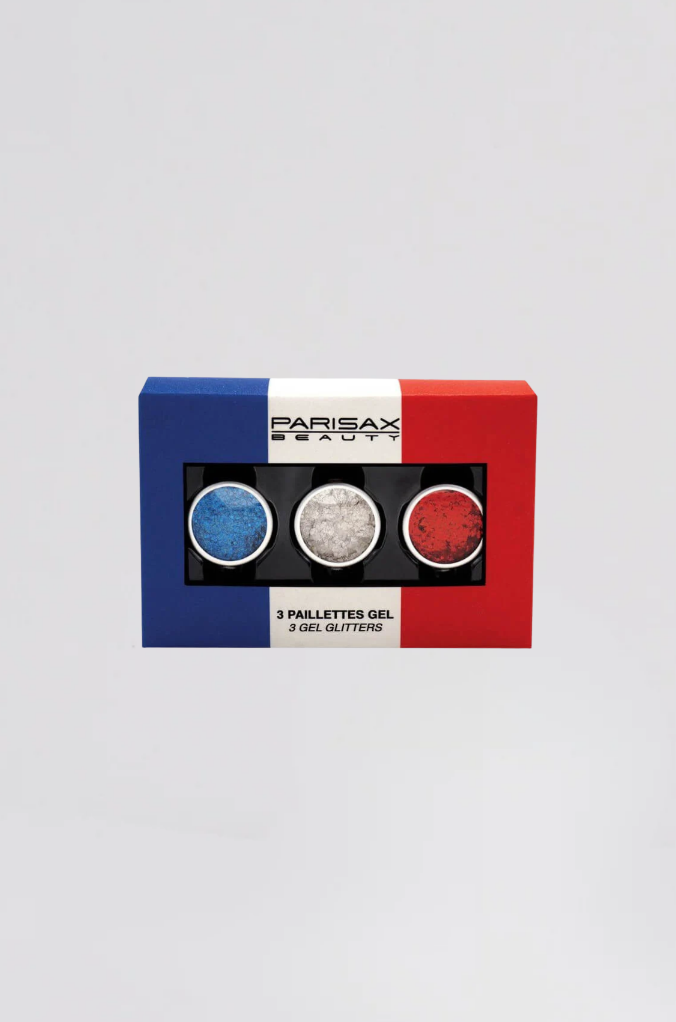 coffret 3 gels pailletes visage & corps (bleu-blanc-rouge) - Photo 1