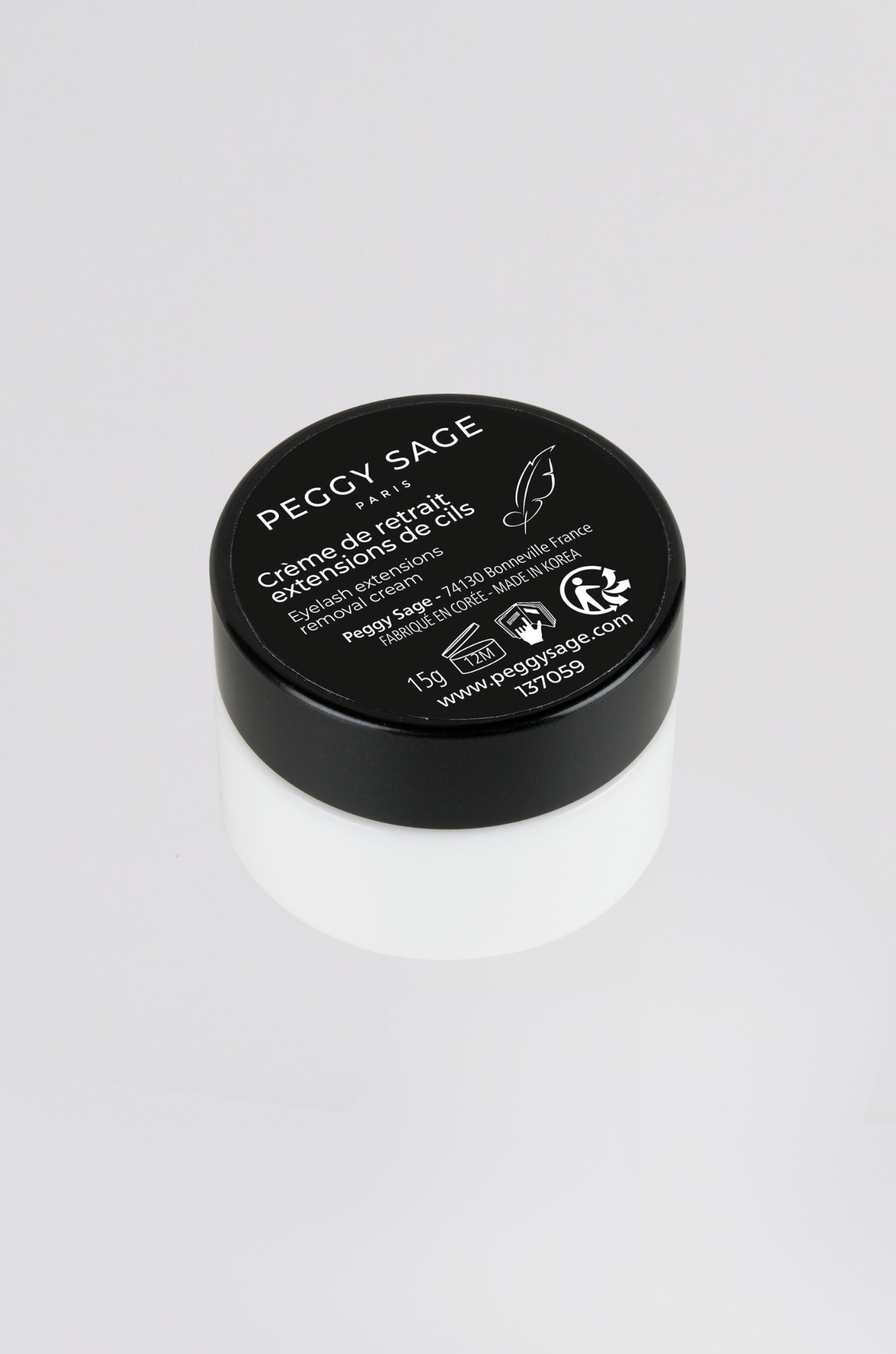 creme retrait extension de cils 15g - Photo 1