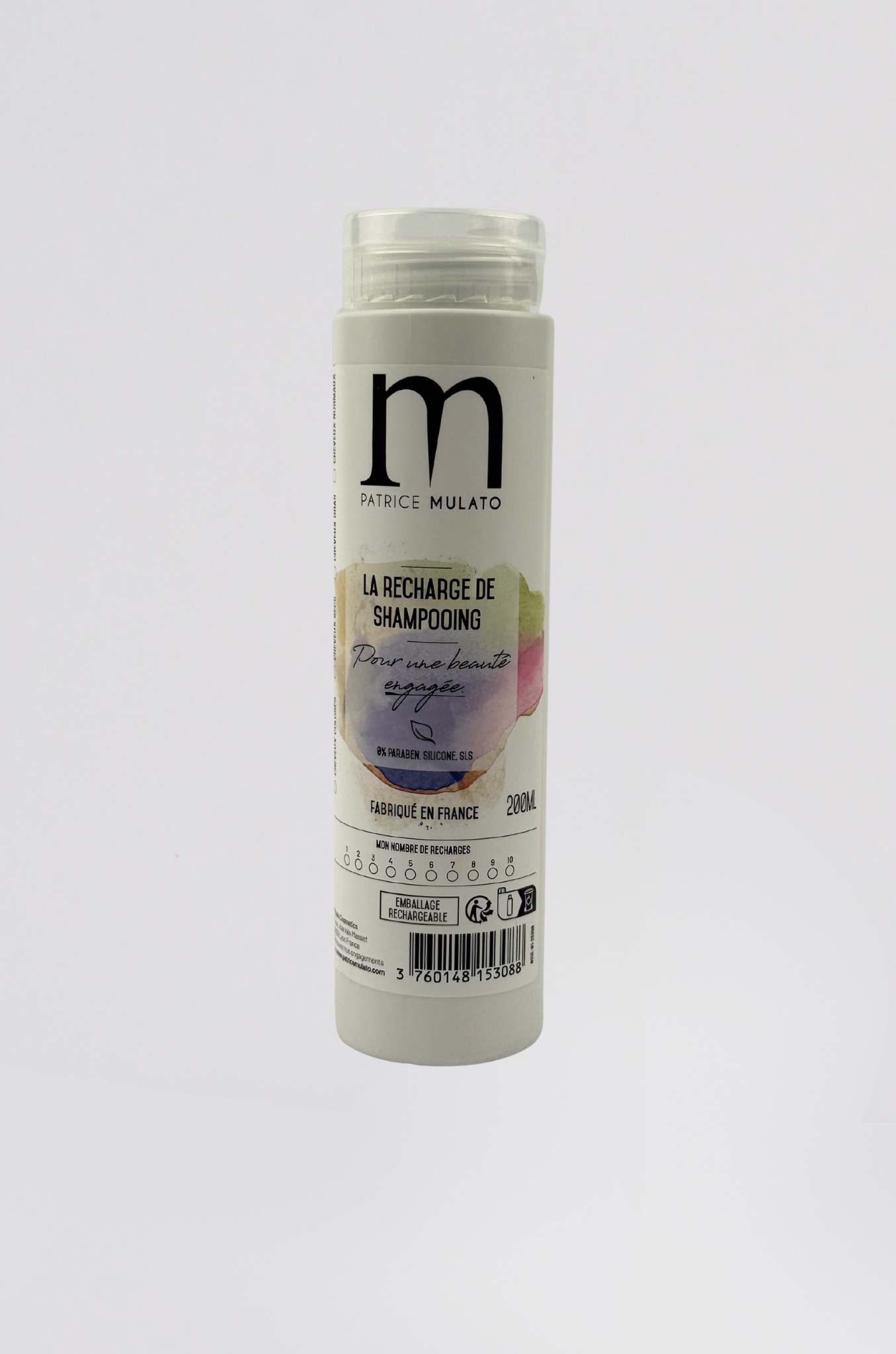 FLACON VIDE RECHARGE SHAMP POUDRE 200ml