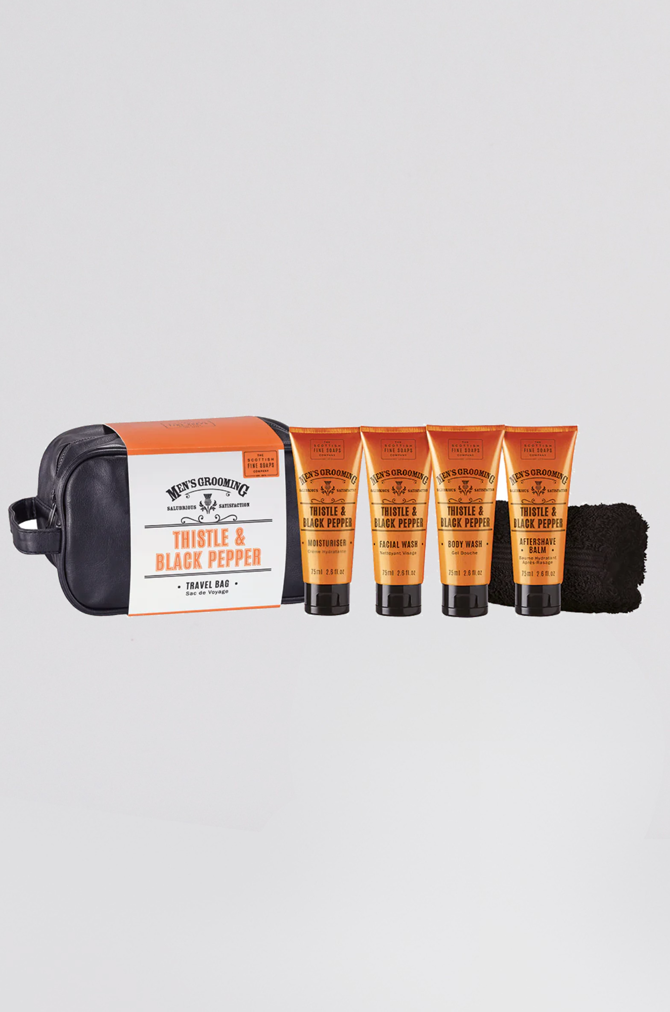 trousse voyage men's grooming thistle & black pepper - Photo 1