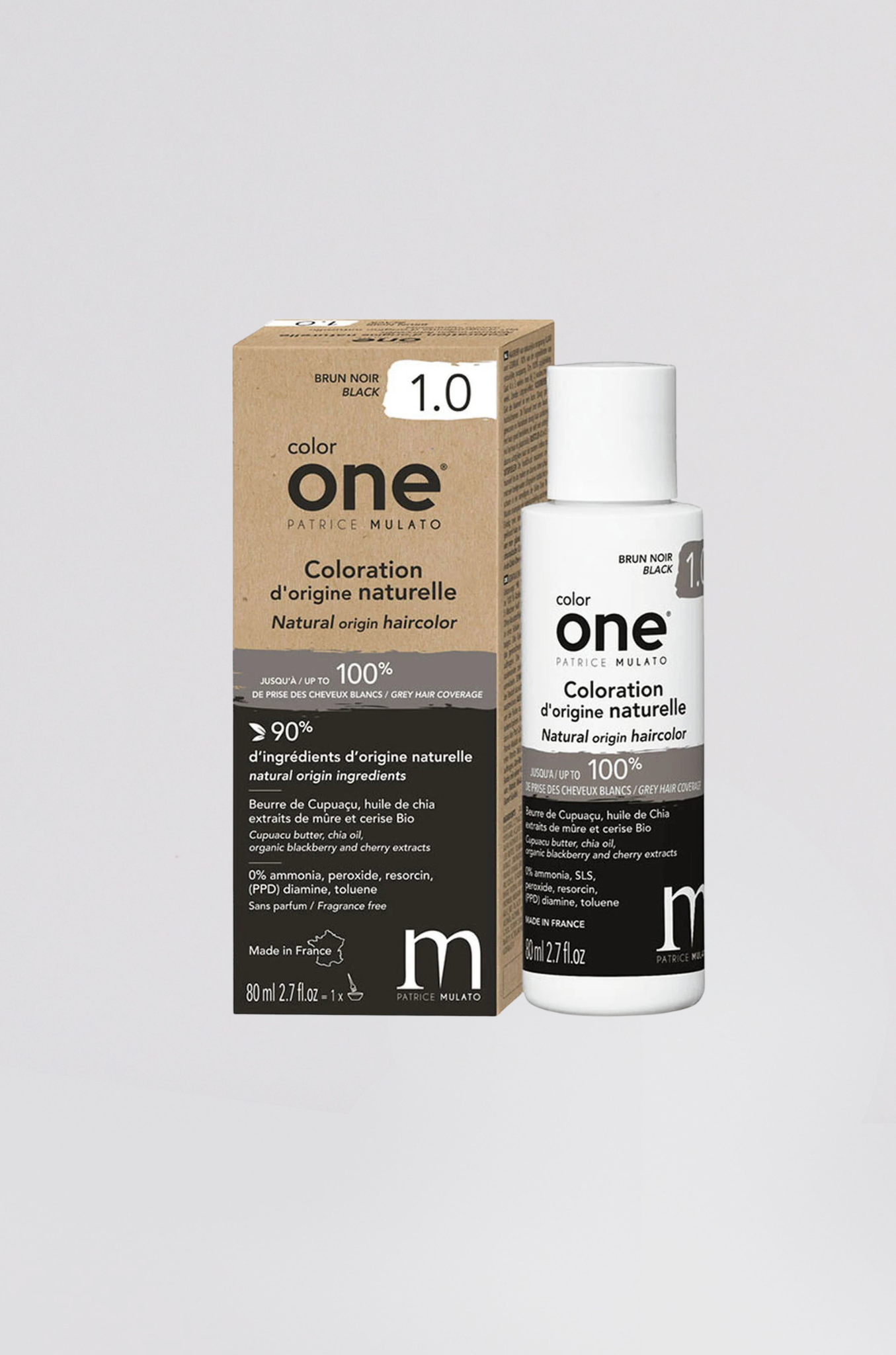 color one brun noir 80ml n° 1-0 - Photo 1