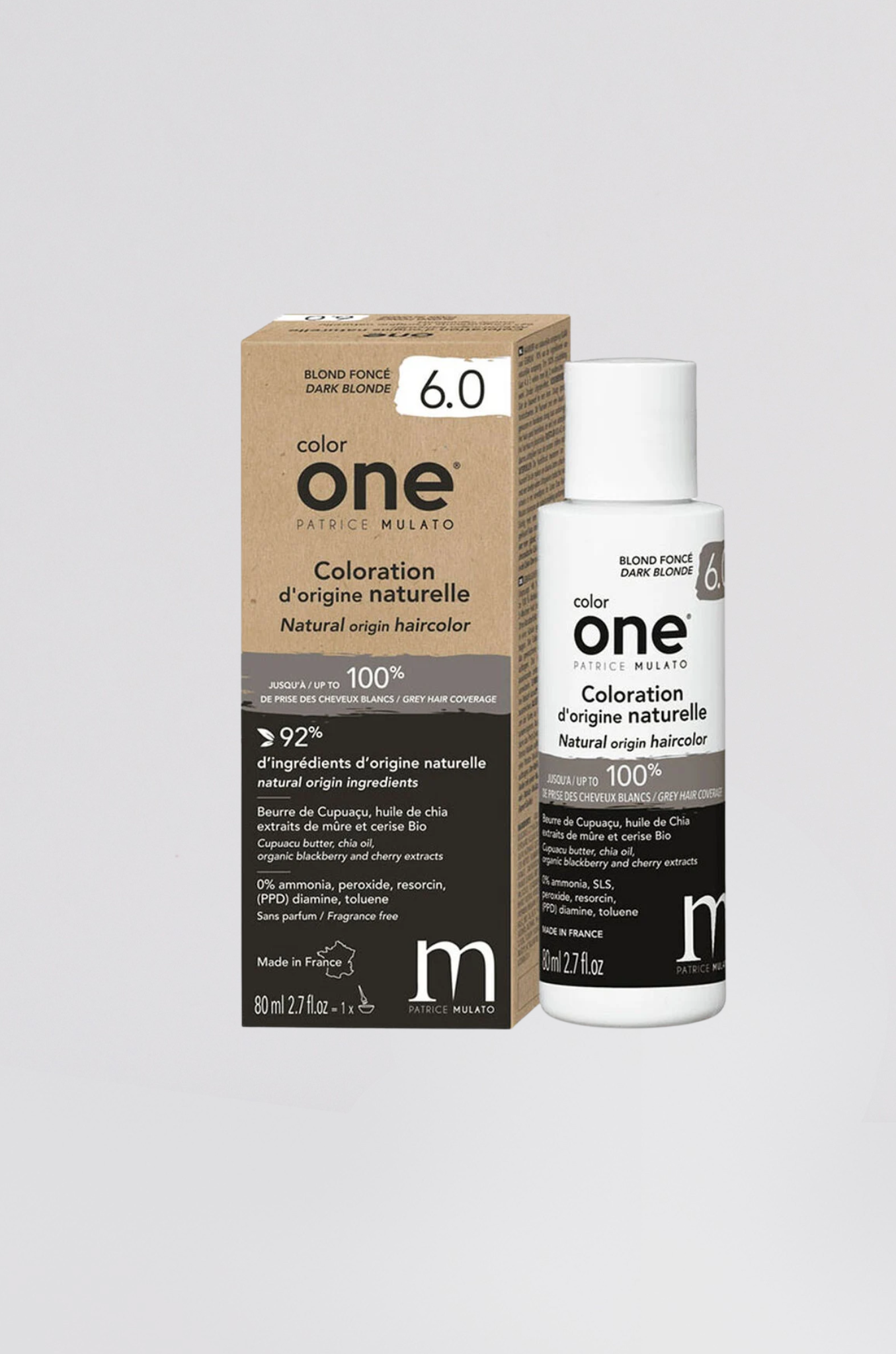 color one blond fonce 80ml n° 6-0 - Photo 1