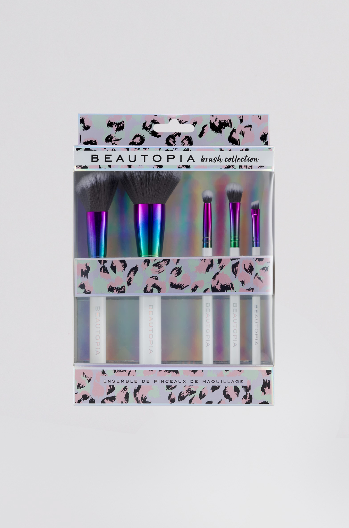 set 5 pinceaux maquillage beautopia - Photo 1