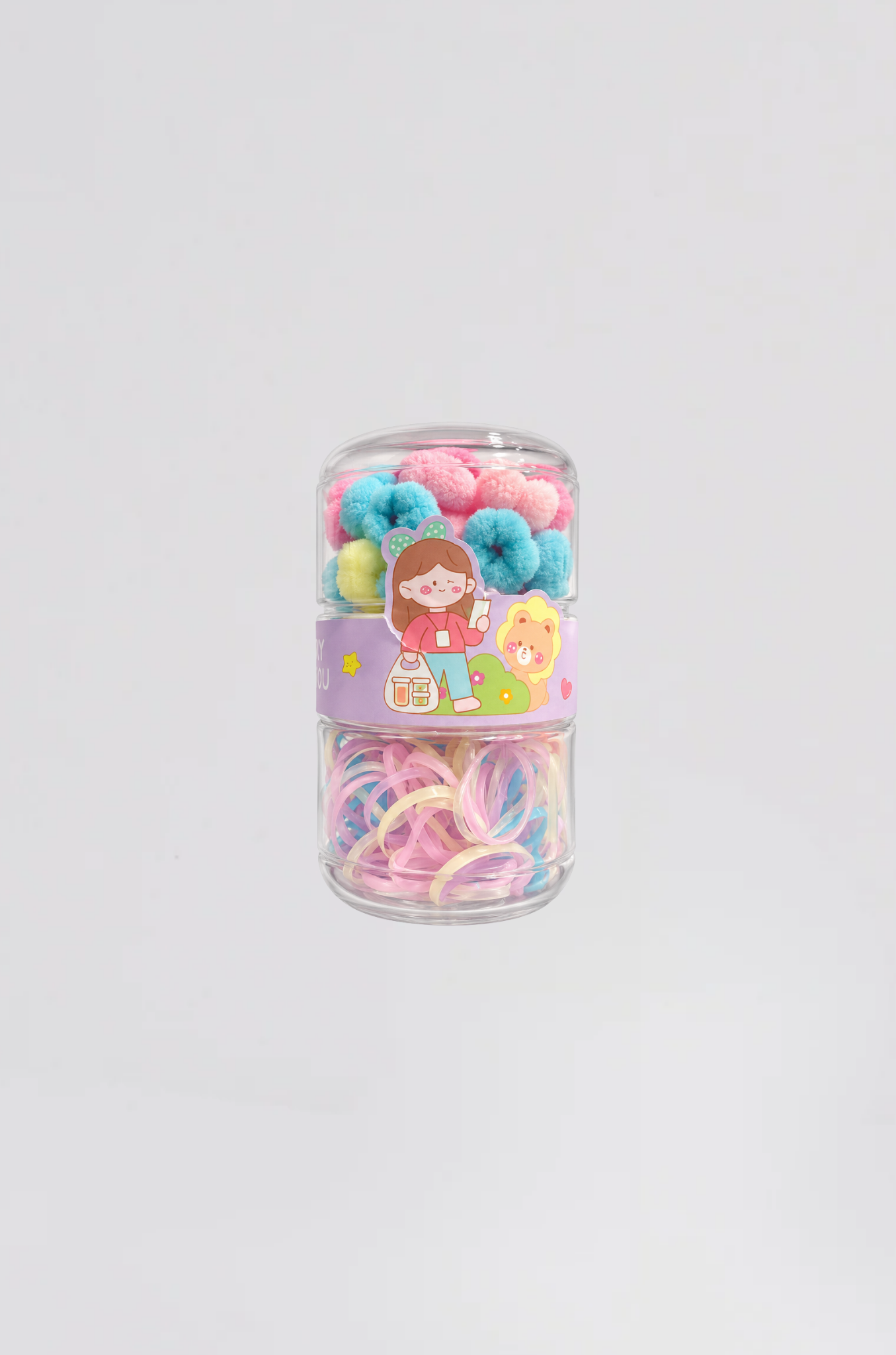 boite mix elastiques pastel 143-623 - Photo 1