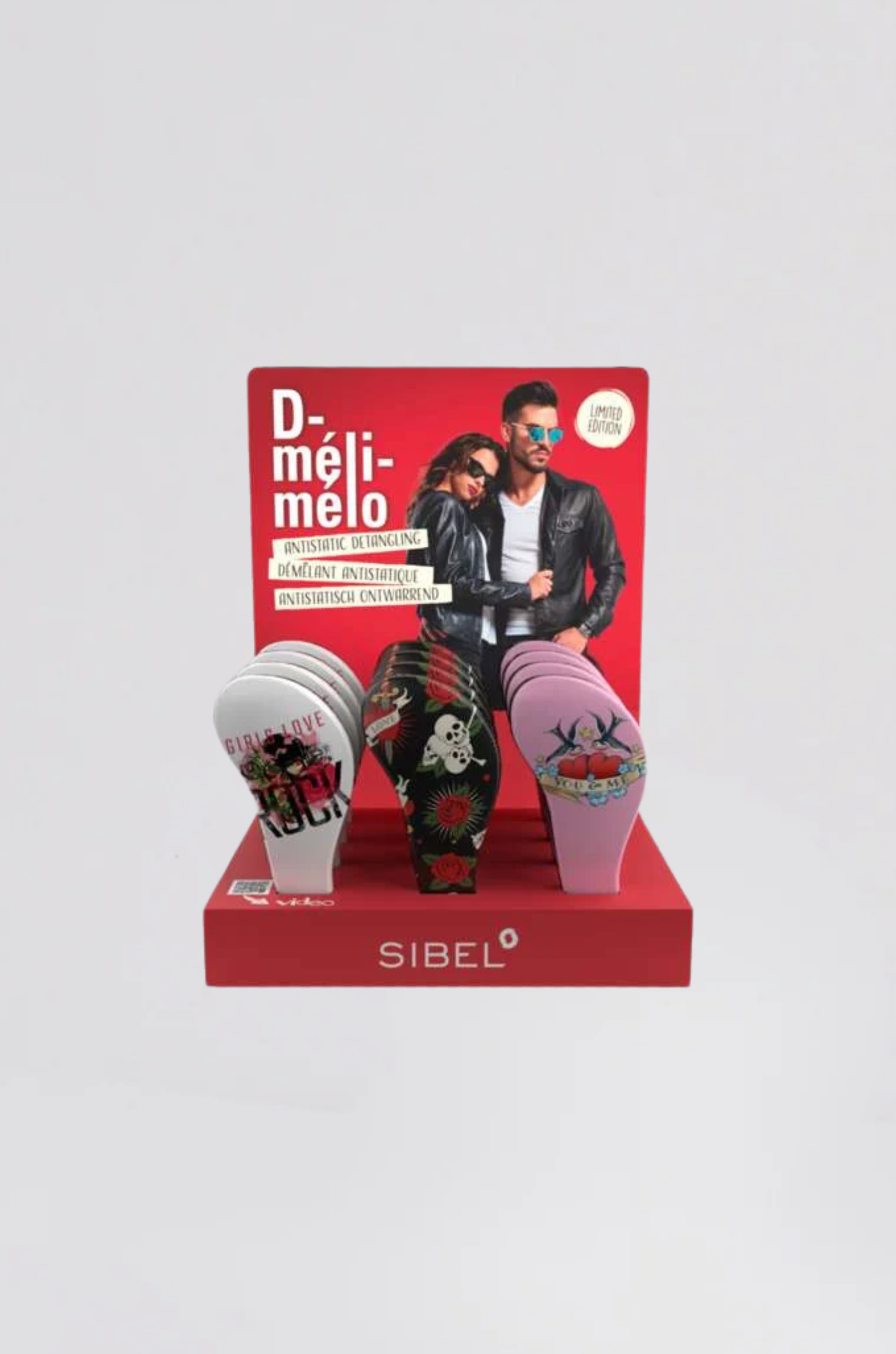 PRESENTOIR 18 BROSSES D-MELI-MELO VALENTINE ROCKS