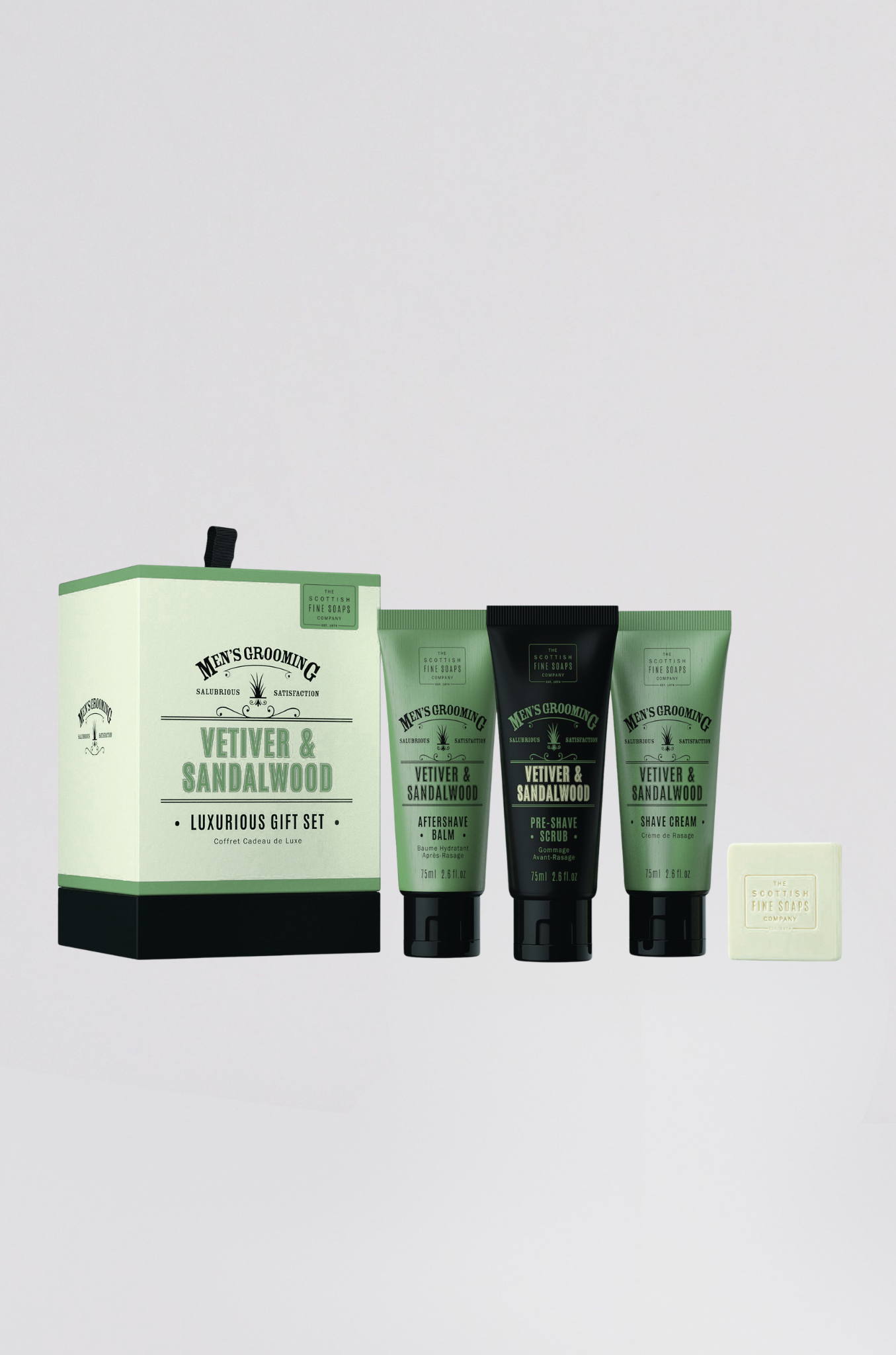 coffret luxe men's grooming vetiver (rasage) - Photo 1