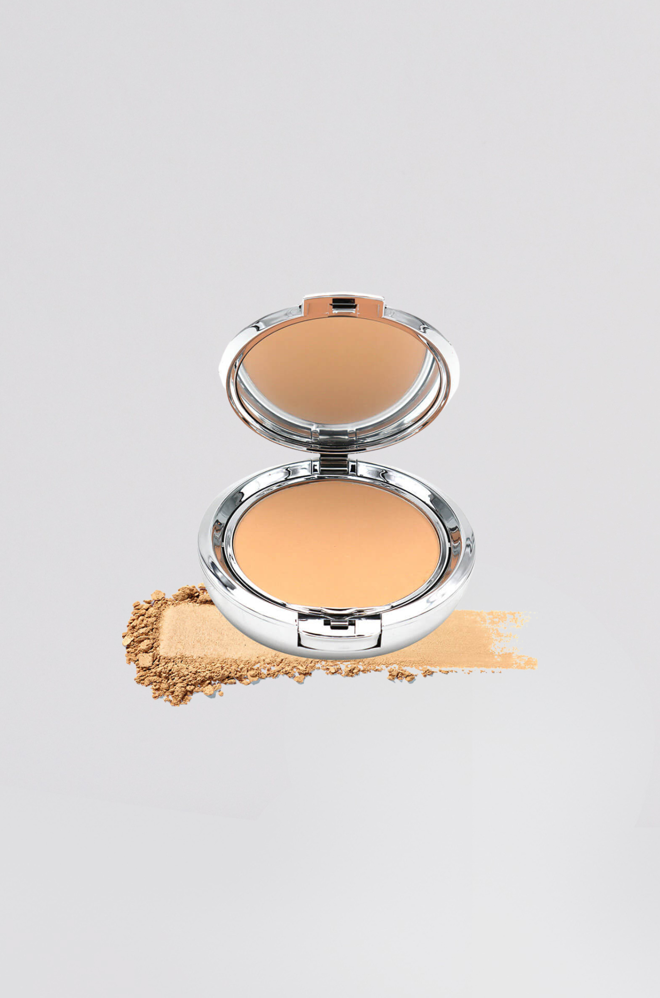 poudre compacte 2 en 1 + houpette - vanille - Photo 1