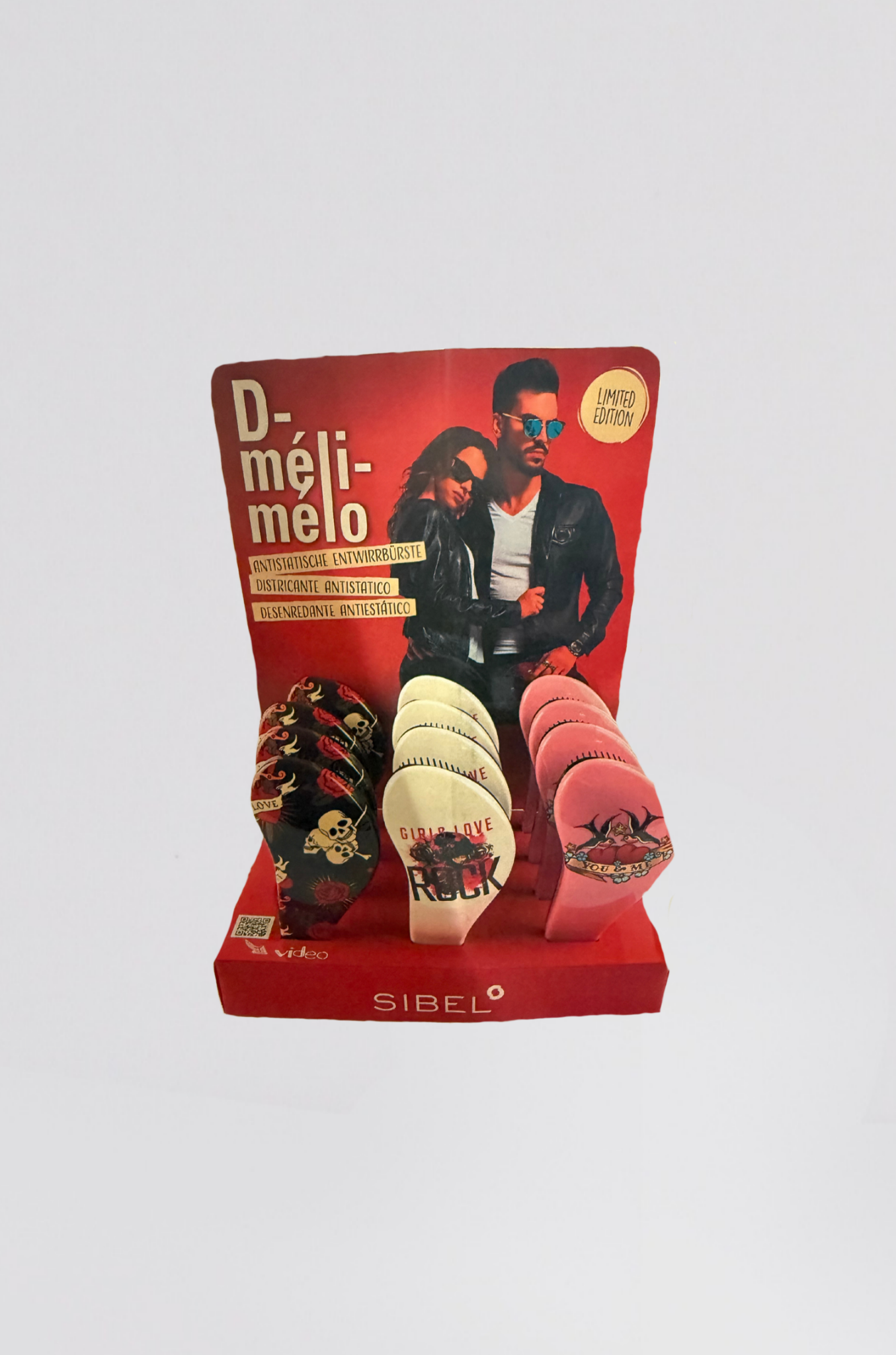 presentoir 18 brosses d-meli-melo valentine rocks - Photo 1
