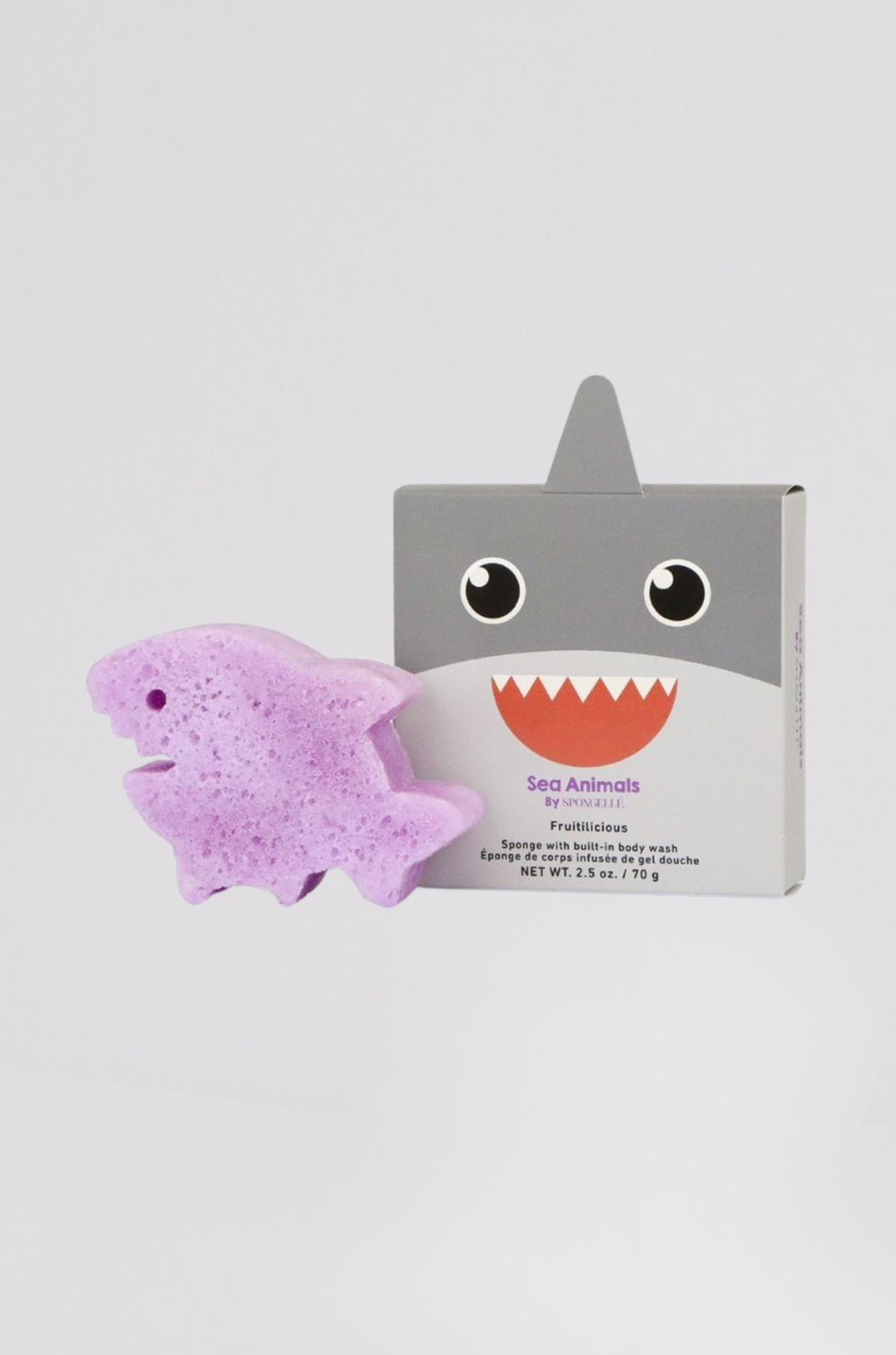 eponge infusee enfant sammy le requin 70g - Photo 1