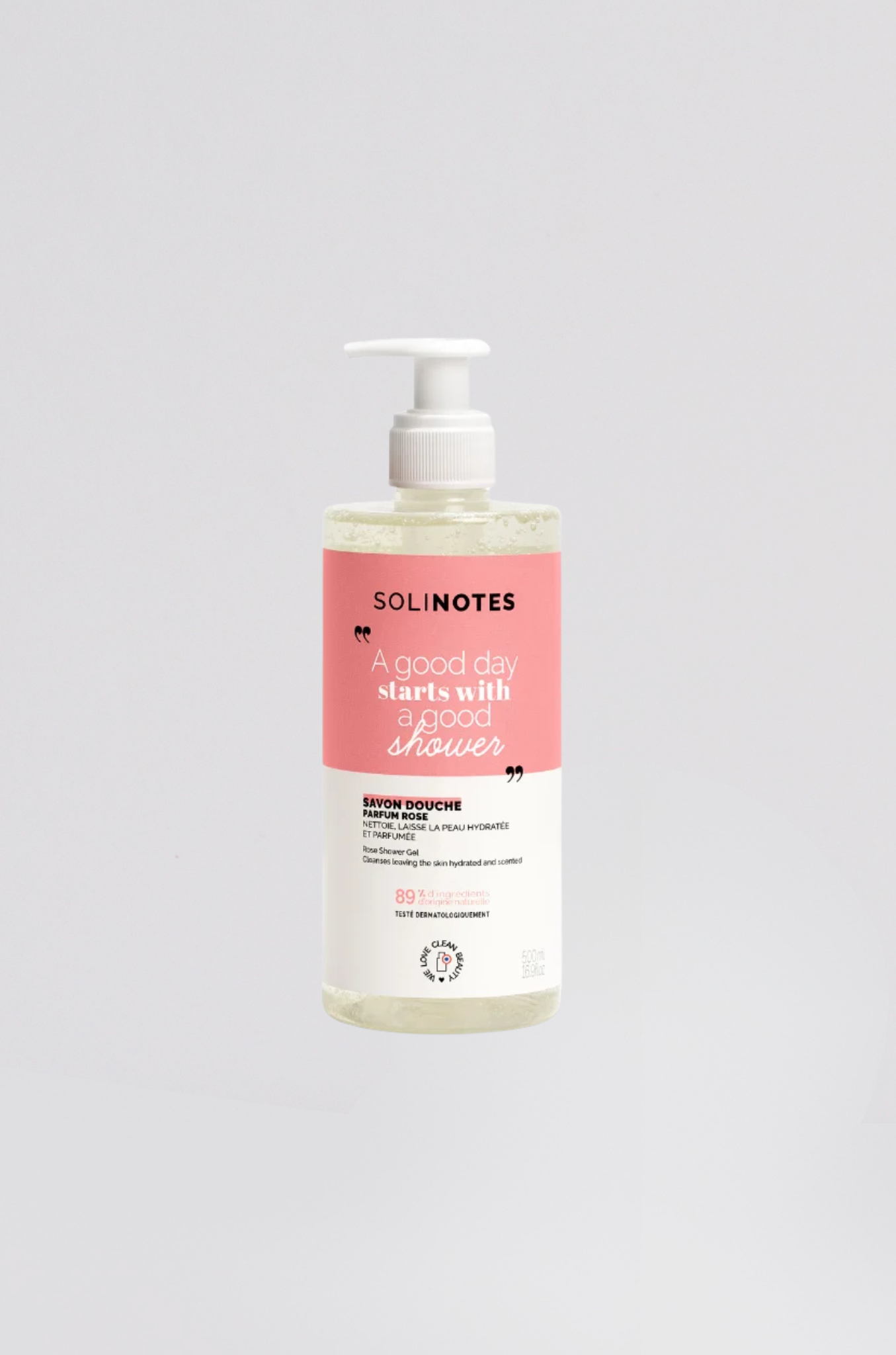 savon douche solinotes 500ml rose - Photo 1