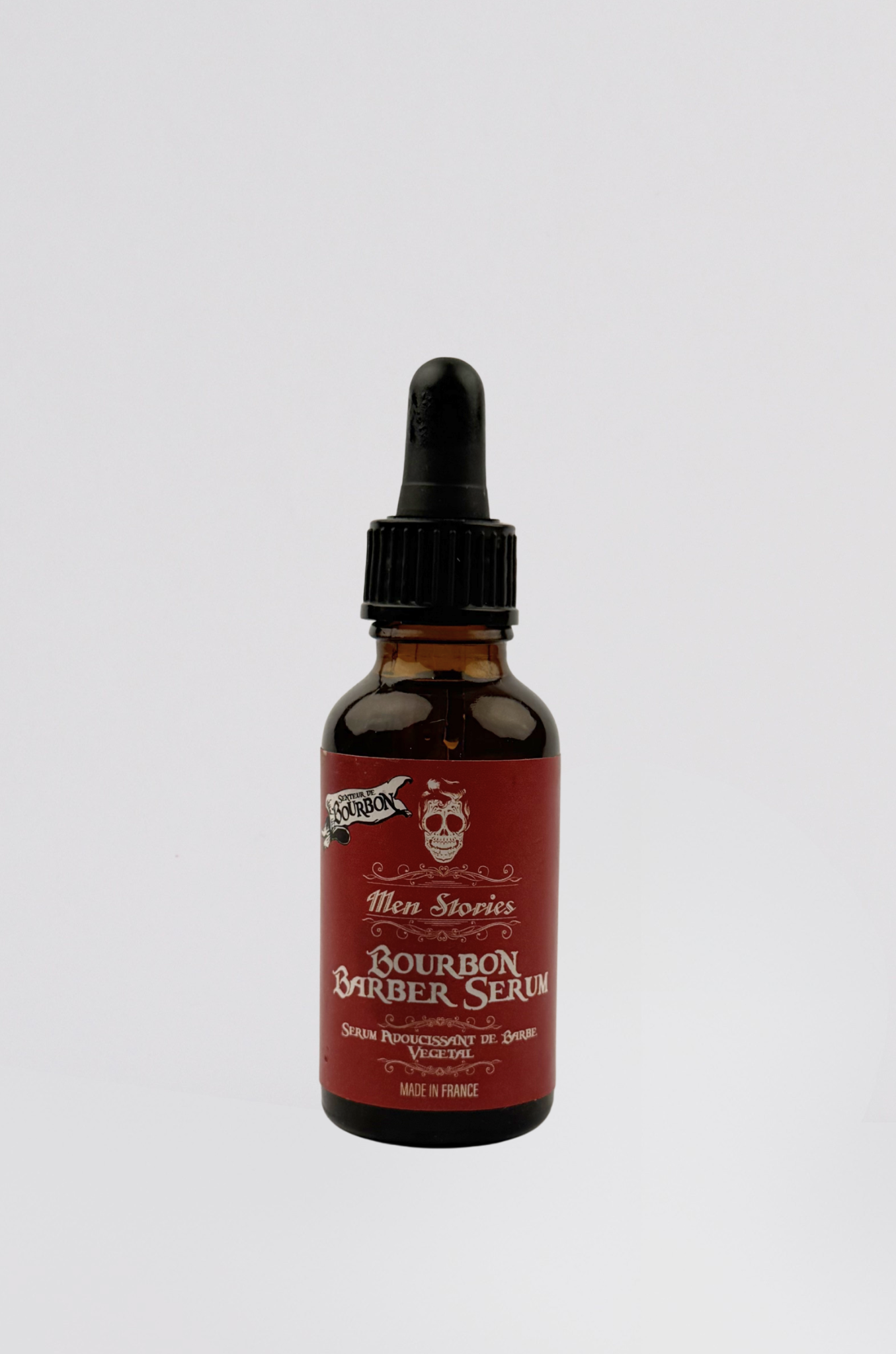 SERUM BARBE + PIPETTE BOURBON MEN STORIES 30ML