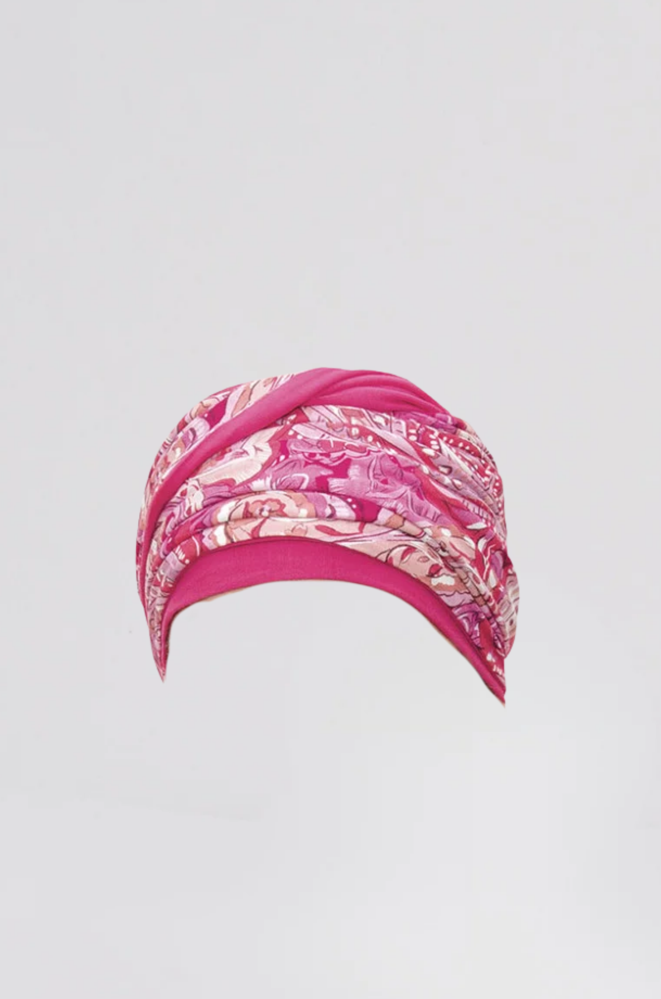 TURBAN A NOUER NADIA TAGADA (ROSE+MOTIFS ROSE) MM PARIS