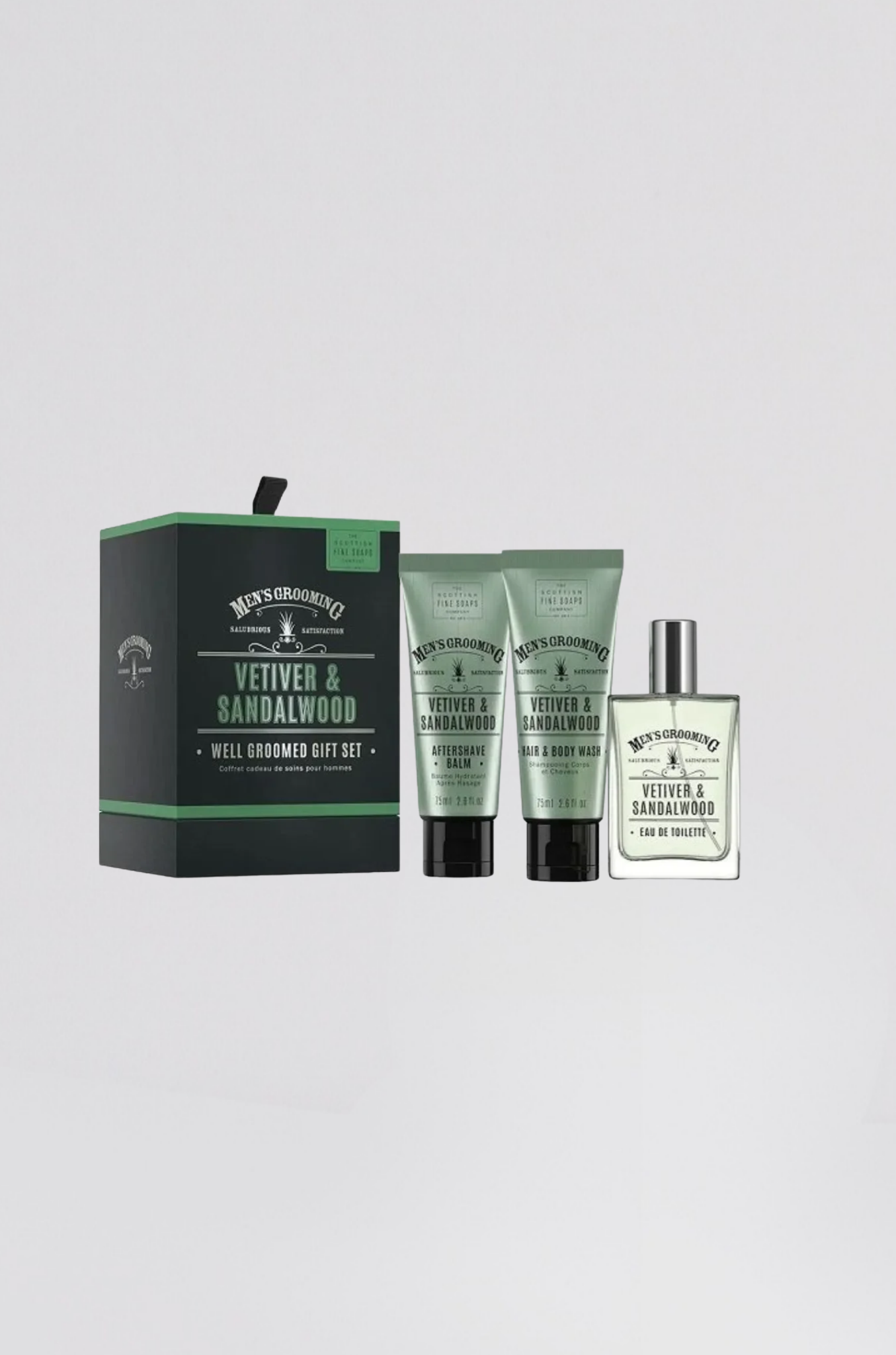 COFFRET MEN'S GROOMING VETIVER &amp; SANDALWOOD
